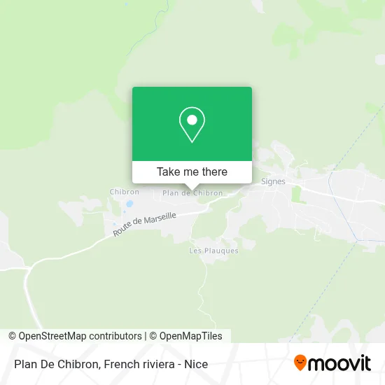 Mapa Plan De Chibron