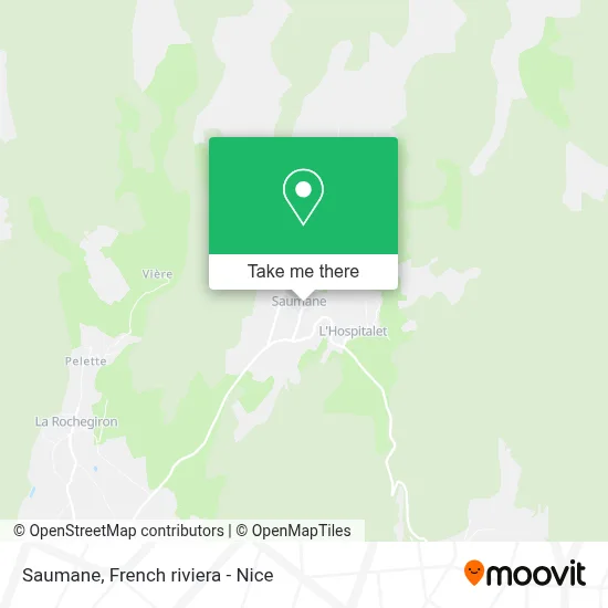 Saumane map