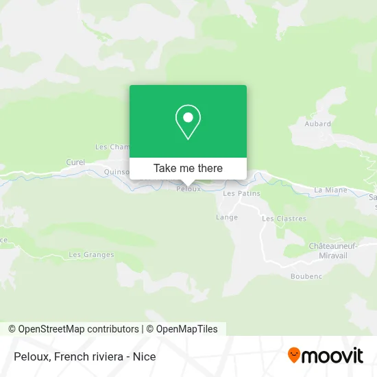 Peloux map