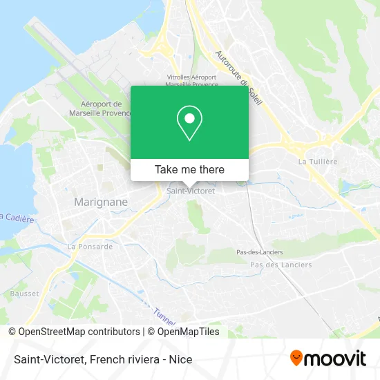 Saint-Victoret map