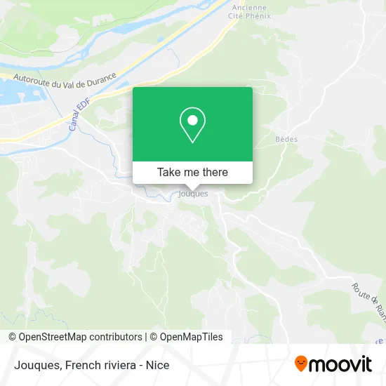 Jouques map