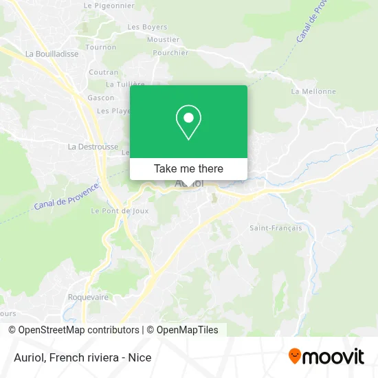 Auriol map
