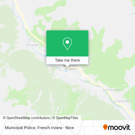 Police Municipale map