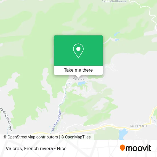 Valcros map