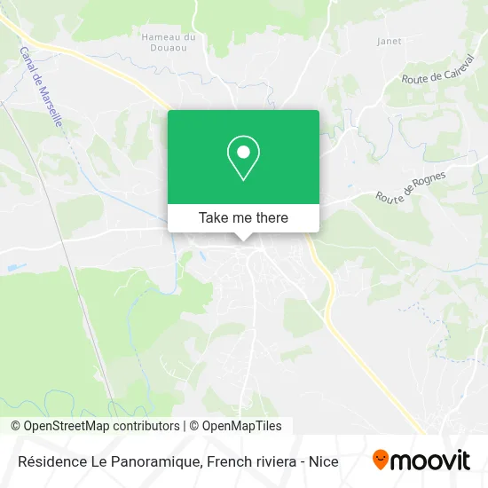 Résidence Le Panoramique map