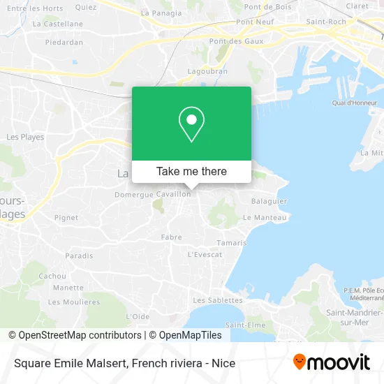 Square Emile Malsert map