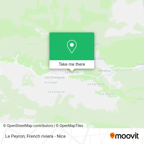 Le Peyron map