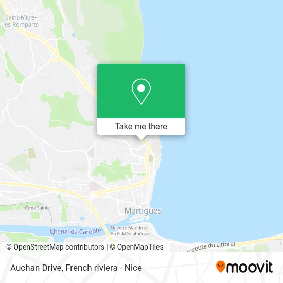 Auchan Drive map