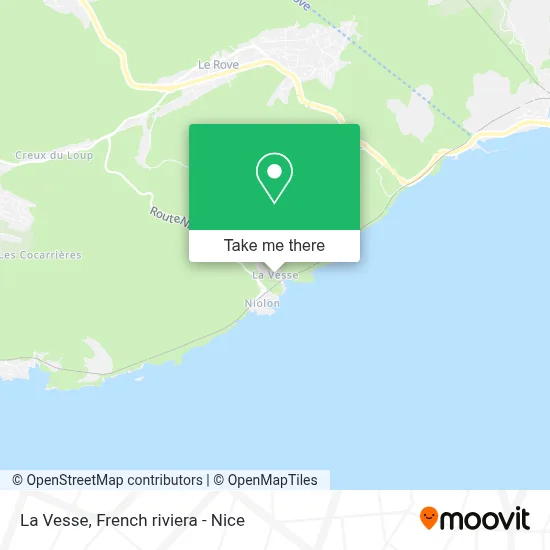 La Vesse map