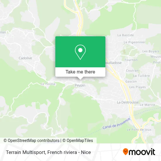 Terrain Multisport map