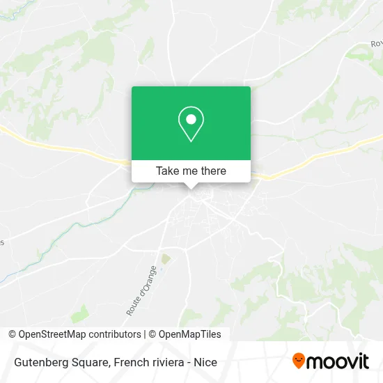 Place Gutenberg map