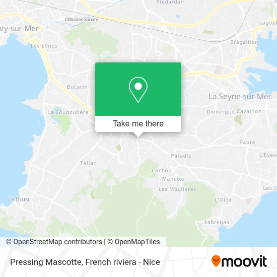 Pressing Mascotte map