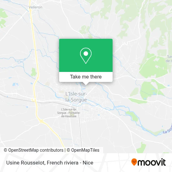 Usine Rousselot map