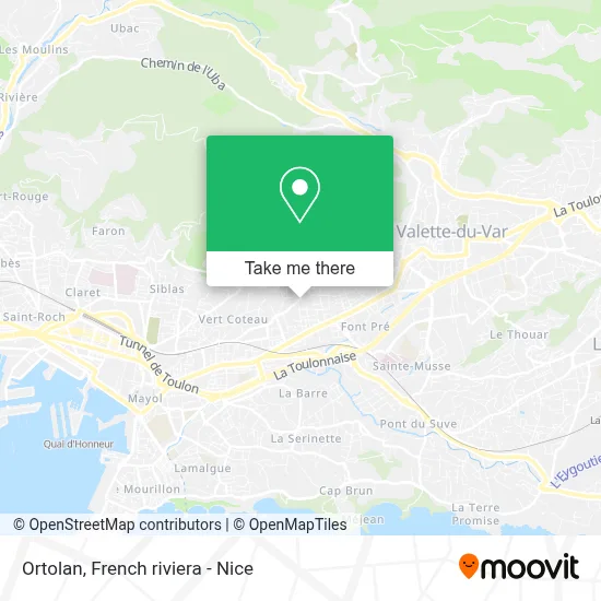 Ortolan map