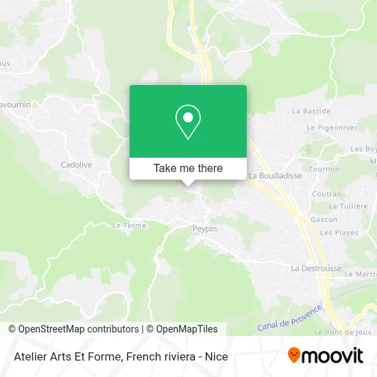 Atelier Arts Et Forme map