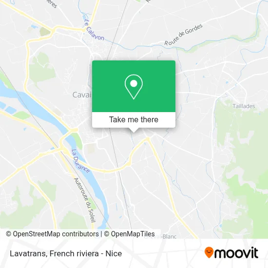 Lavatrans map