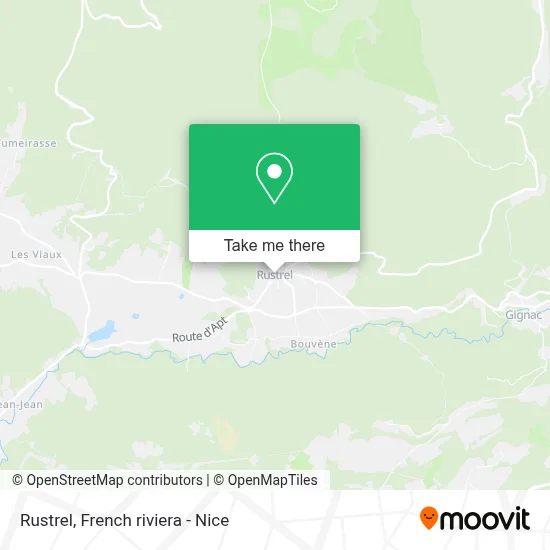 Mapa Rustrel