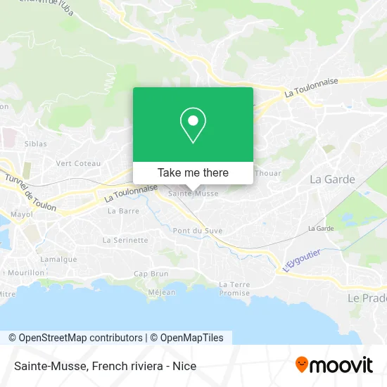 Sainte-Musse map