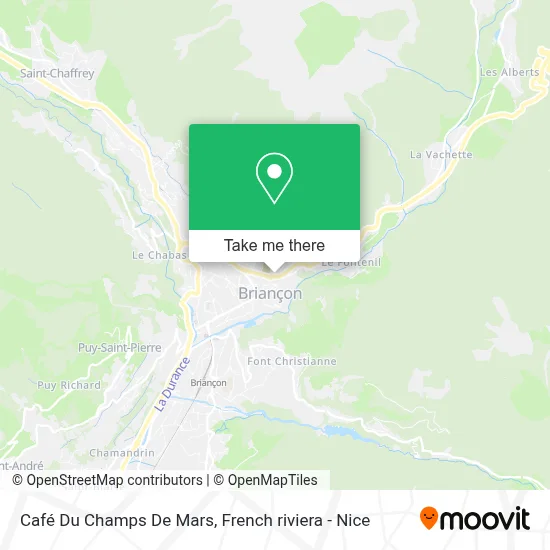 Café Du Champs De Mars map