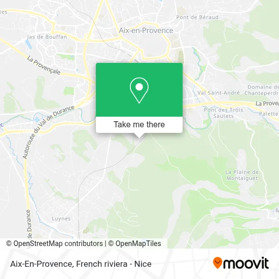 Aix-En-Provence map