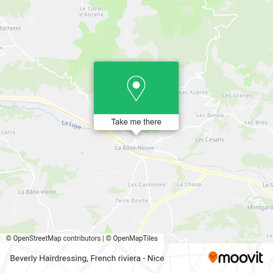 Beverly Coiffure map