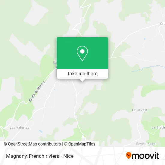 Magnany map