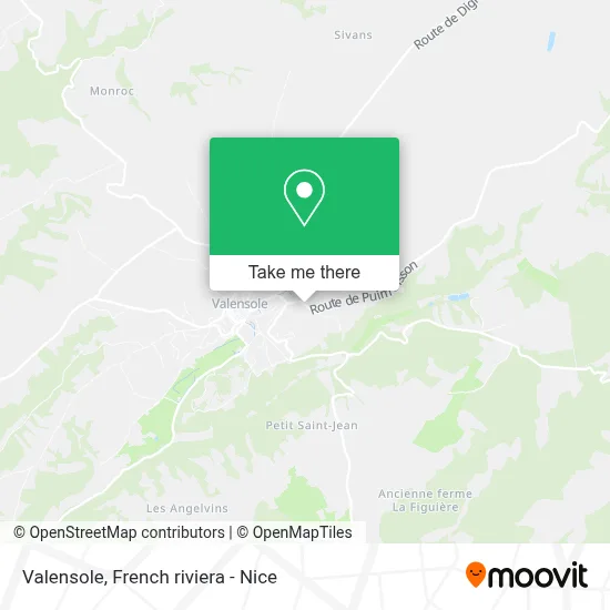 Valensole map