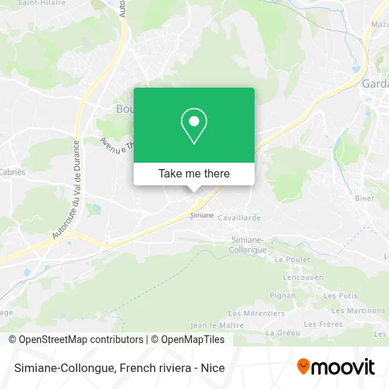 Simiane-Collongue map