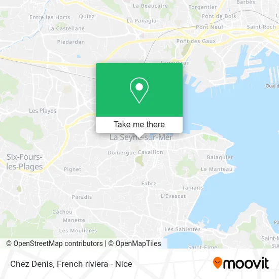 Chez Denis map