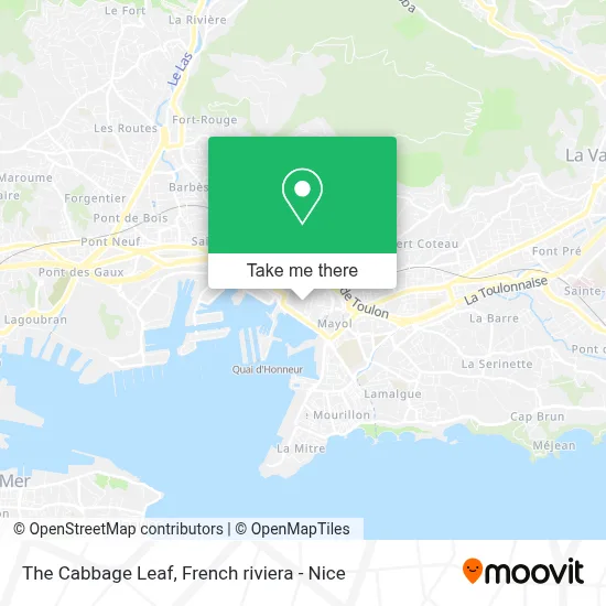 La Feuille De Chou map