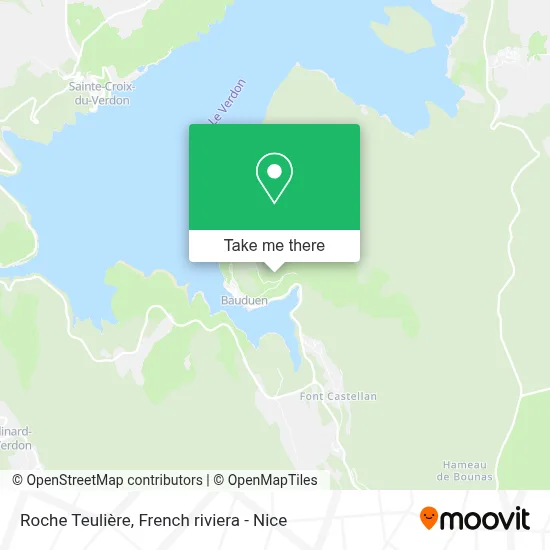 Roche Teulière map
