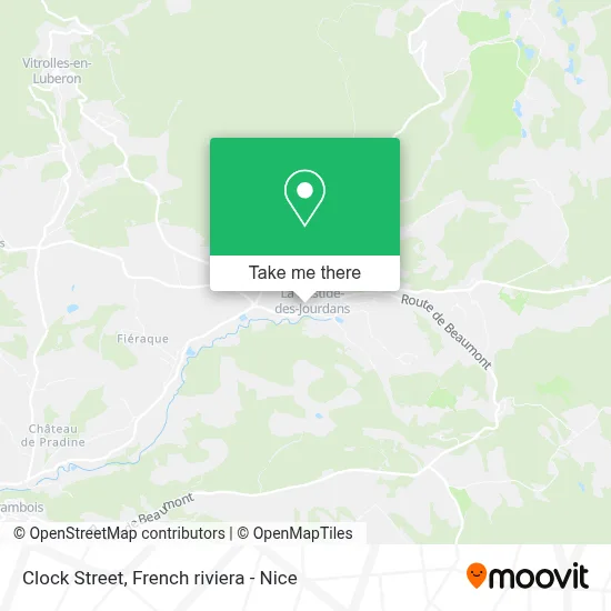Rue De L'Horloge map