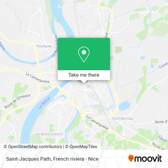 Chemin De Saint-Jacques map