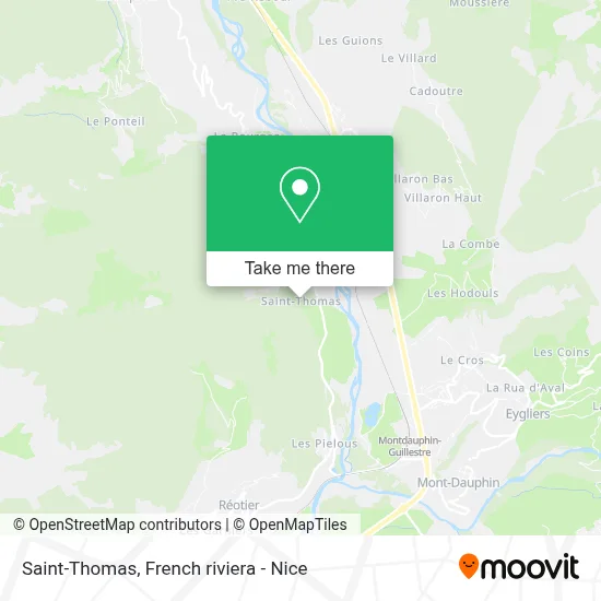 Saint-Thomas map