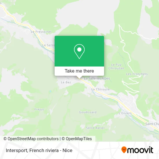 Intersport map