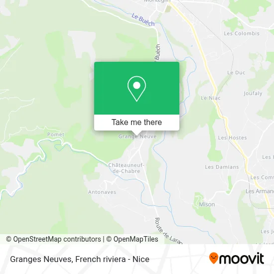 Granges Neuves map