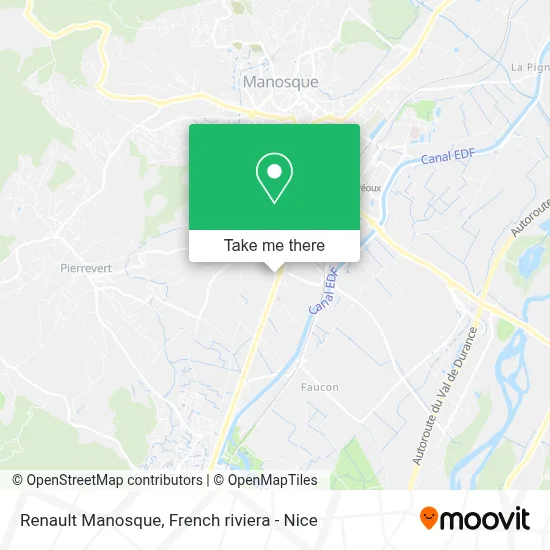 Renault Manosque map