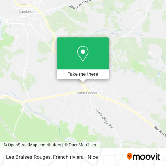 Les Braises Rouges map