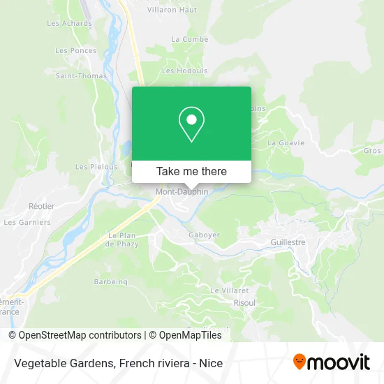 Potagers map