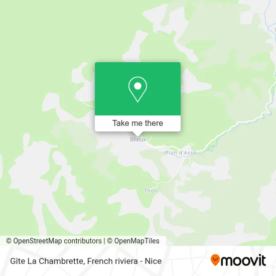 Gîte La Chambrette map