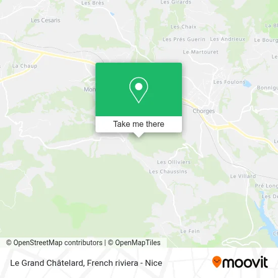 Le Grand Châtelard map