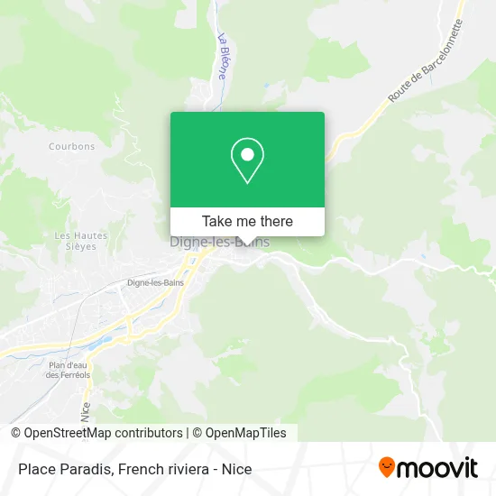 Place Paradis map