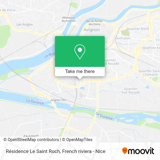 Résidence Le Saint Roch map