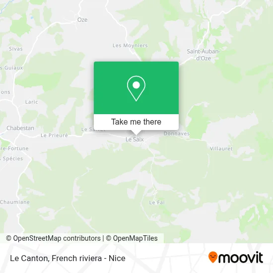 Le Canton map