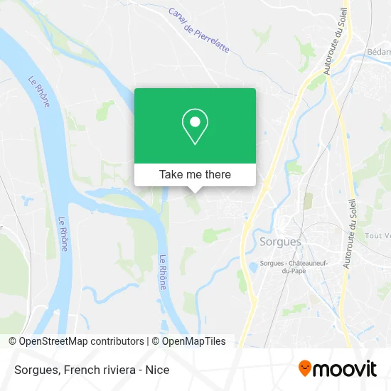 Sorgues map