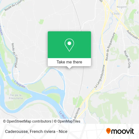 Caderousse map