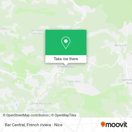 Bar Central map