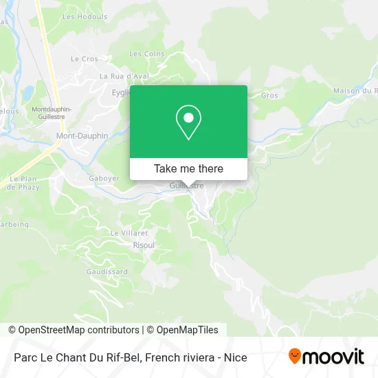 Parc Le Chant Du Rif-Bel map