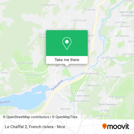 Mapa Le Chaffal 2