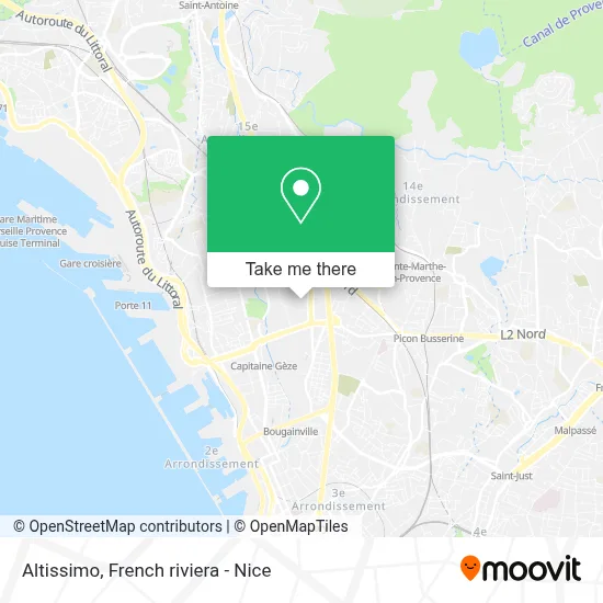 Altissimo map